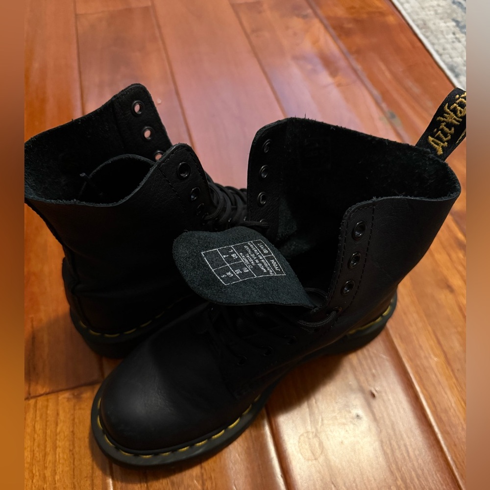 Dr.Martens Matte Black Boots - Picture 7 of 7